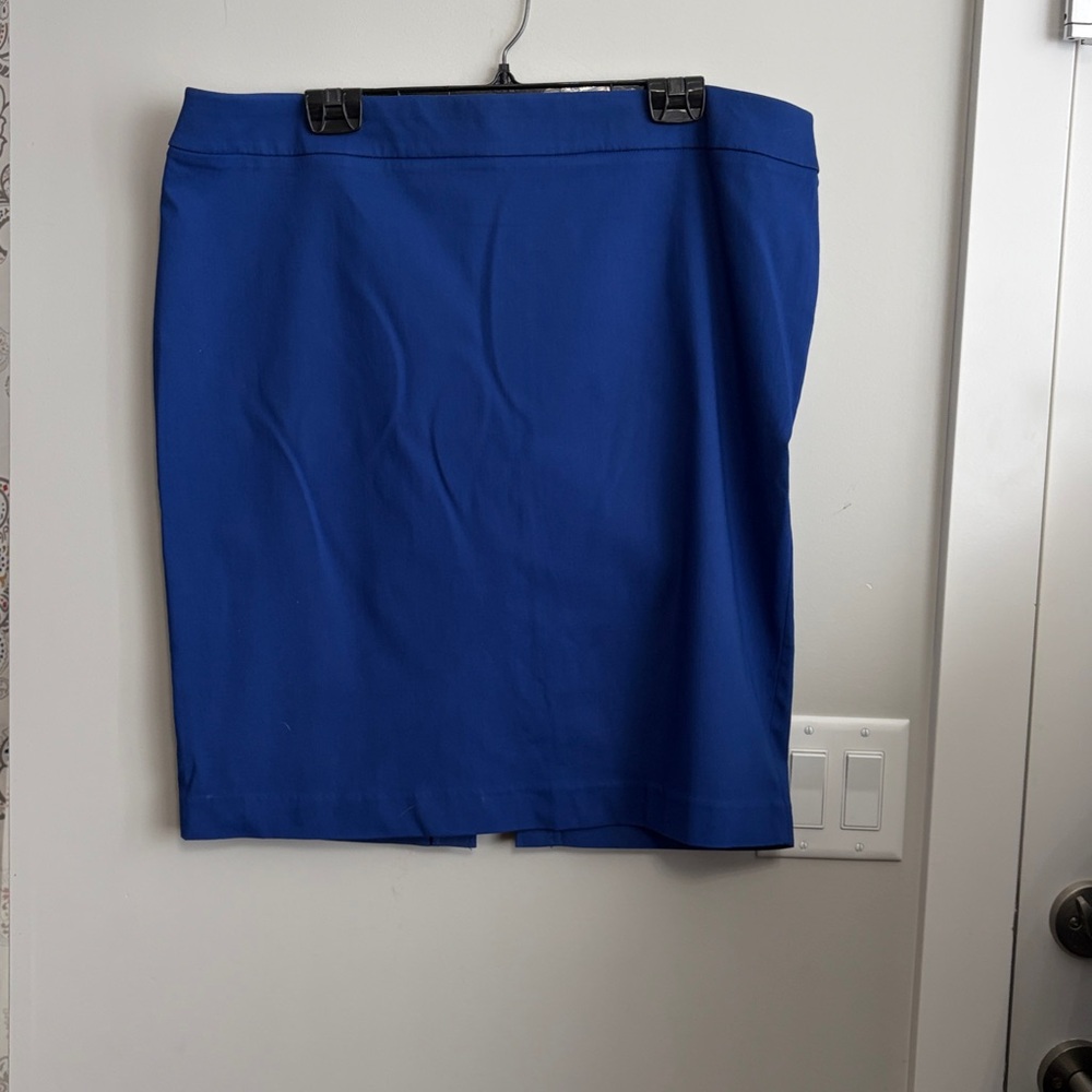 Cleo Royal Blue Pencil Skirt Stretchy